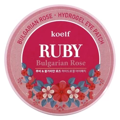 koelf ruby bulgarian rose hydro gel eye patch 1.4g x 60pieces 30pairs
