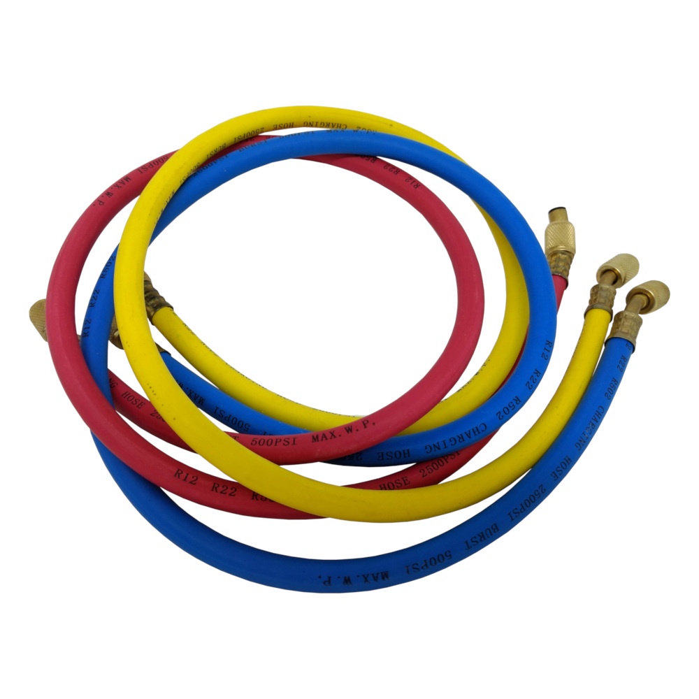 Conjunto de Mangueiras para Manifold 180cm R12 R22 R134a 404 502 Vix