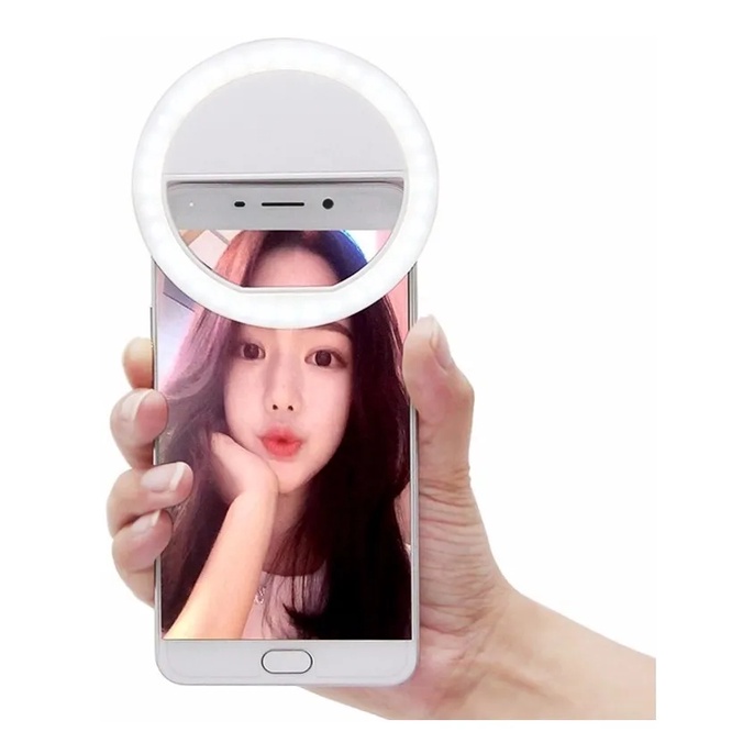 Luz Selfie LED Anel Fotografia Blog Maquiagem Menor Preço — R$ 21,74 em Shopee