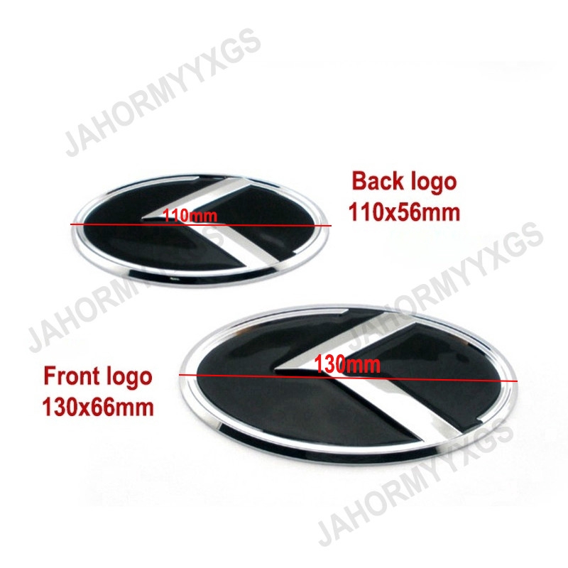 7pcs/Set Fit for KIA K Logo Sticker Decalque Vermelho/Preto Emblema Do Volante Para O Da Tampa Center