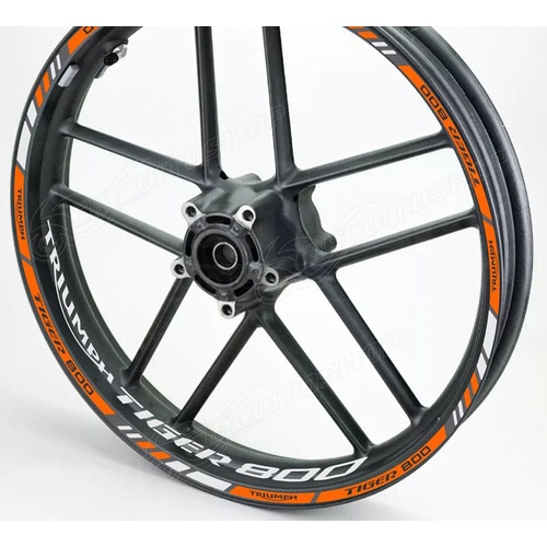 Friso + Adesivo Refletivo M6 Roda Moto Triumph Tiger 800