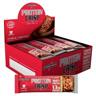 Protein Crisp Bar Integralmédica Doce De Coco Cx 12un 45g em Oferta na Shopee