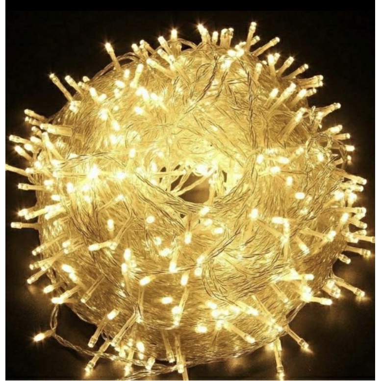 Pisca Cordão 200 Led Natal 8 Funções Fio Transp. 18m. 127V