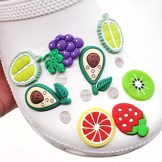 Crocs Jibbitz Sapatos De Frutas Fatiados Botão De Encanto