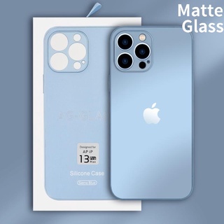 Capa Oficial De Vidro Fosco AG Para IPhone 13 Pro Max 11 12 12 11Pro Matte Caixa Temperado