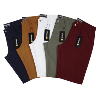 Bermuda Masculina Short Em Sarja Brim Colorida em Oferta na Shopee