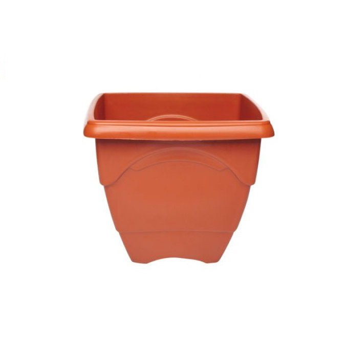 Kit 10 Vasos Quadrados Terracota M 5L Kit 10 Vasos Quadrados Terracota M 5L