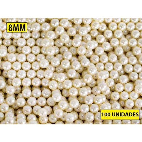 300 Perolas 10mm Sem Furo Com Rebite Aplicacao Em Roupas