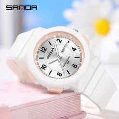 Sanda Impermeável Relógio Casual Moda Estudantil Esportivo De Luxo Feminino 6097-10