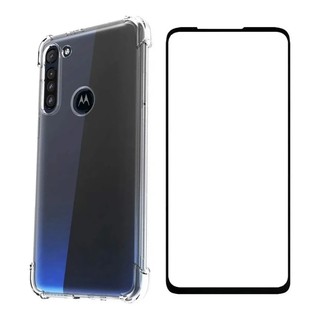 Capa Case Capinha Anti Shock Motorola Moto G8 Power Xt2041-1 + Pelicula Vidro 3D
