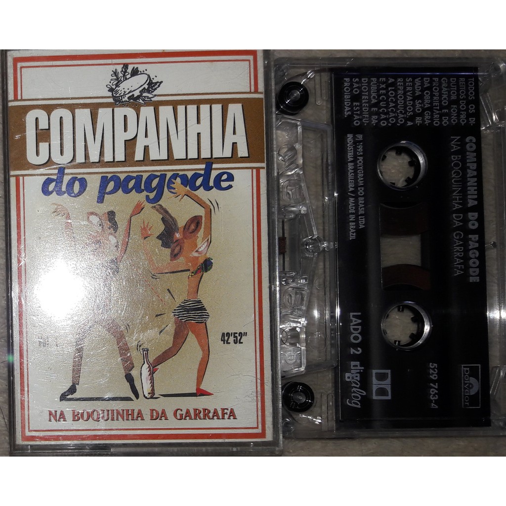 FITA K7 ORIGINAL COMPANHIA DO PAGODE – NA BOQUINHA DA GARRAFA