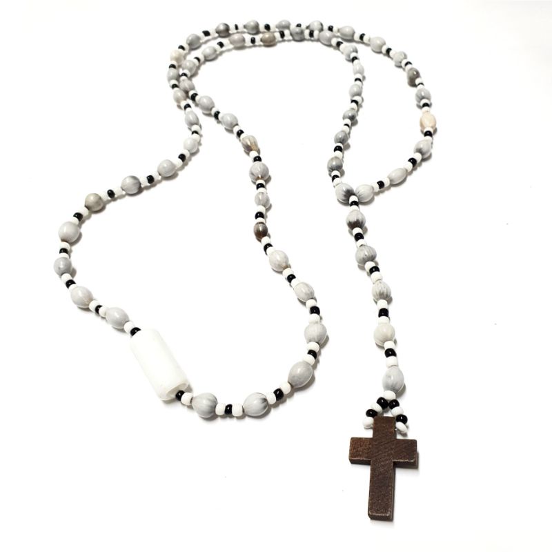 Guia Terço de Lagrimas de Nossa Senhora Preto Velho Preta Velha Proteçao Promoçao Umbanda Candomblé