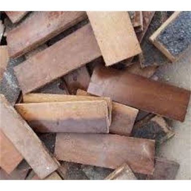 Kit De Piso de Taco de Madeira Imbuia com 10 Unidades 7x20,5x2