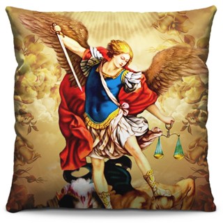 Capa De Almofada 40x40 Religiosa Arcanjo em Oferta na Shopee