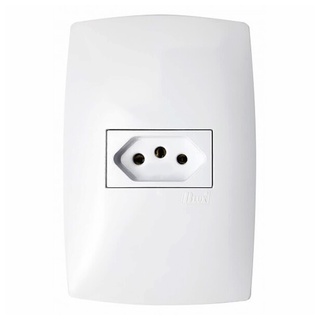 Conjunto Tomada Simples 10A Home - Blux