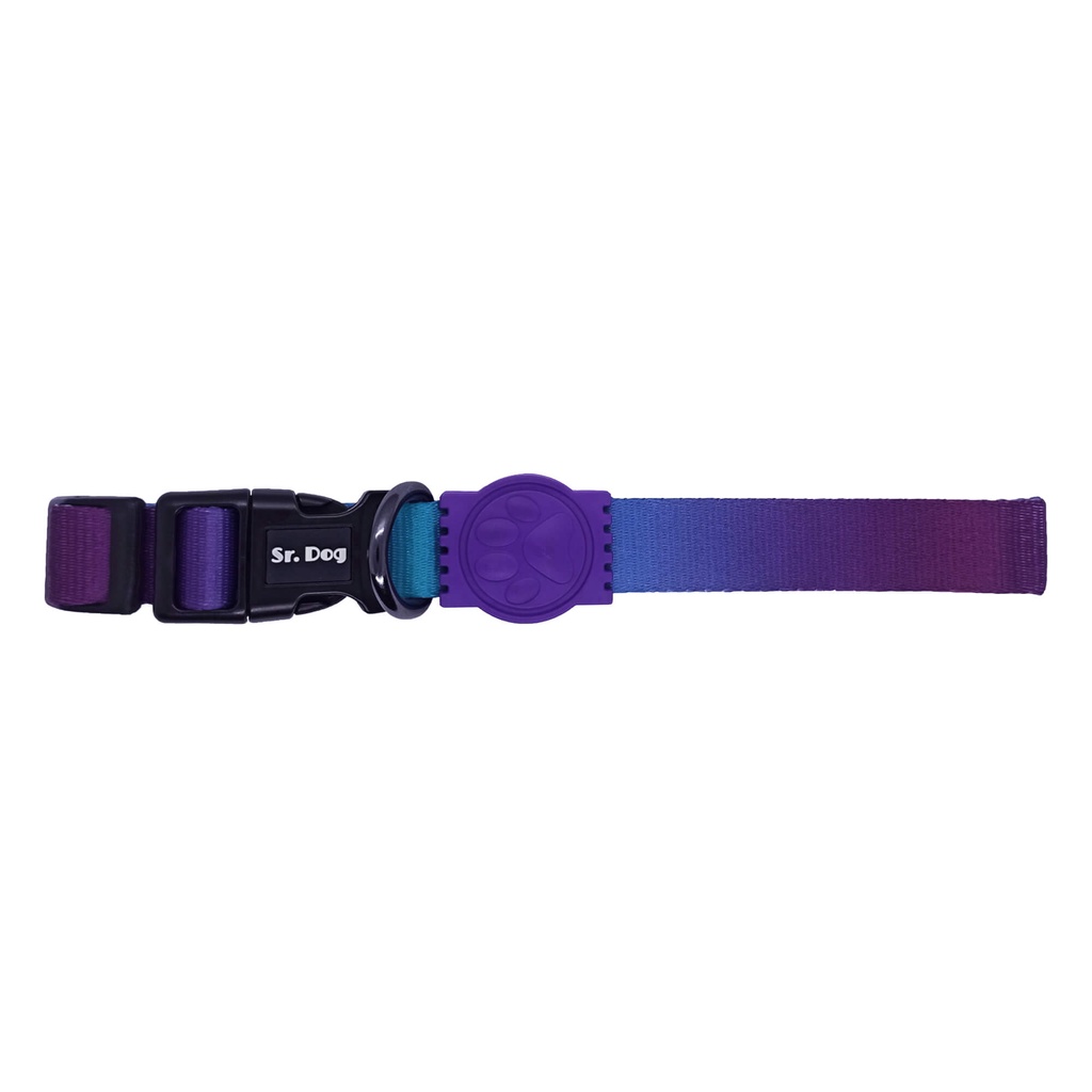 Coleira Para Cachorro Sr. Dog - Gradient Purple