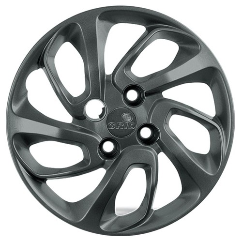 Jogo de Calota Fiat Uno Attractive/Mobi/Palio Aro 14 Preto Fosco Cod 228