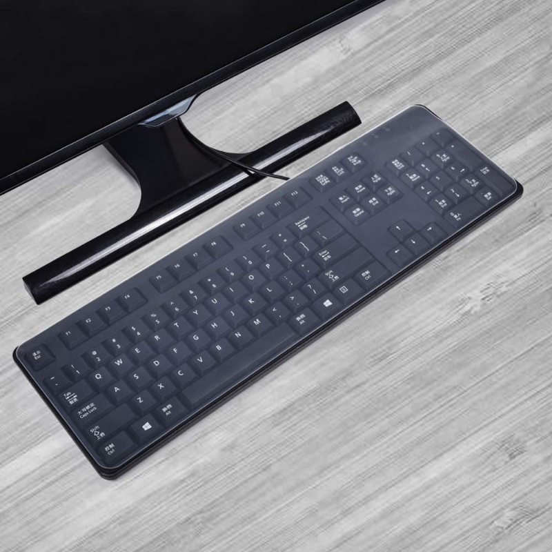 Capa De Teclado De Tpu Ultra Slim À Prova D'água E Reutilizável Para Computador/Desktop (ZK)