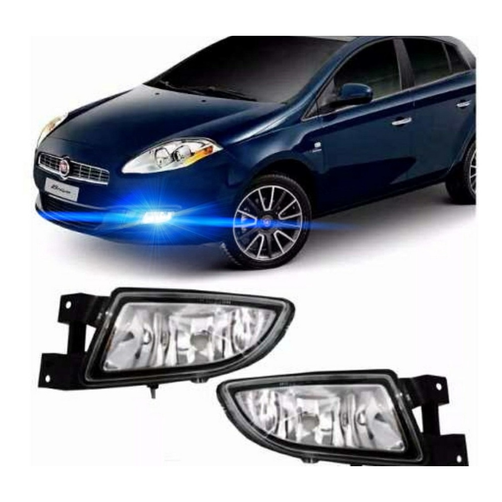 Par Farol Milha Auxiliar Fiat Bravo 2010 2011 2012 2013 2014