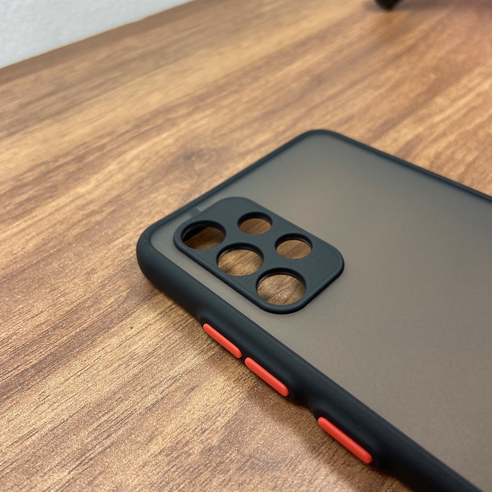 Capa Capinha Case Translúcida Fosca Preta Samsung Galaxy A32 4G