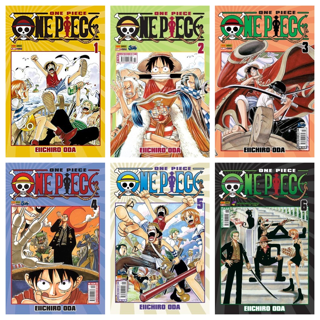 Mangá One Piece - 01 ao 18 (volumes avulsos) | Shopee Brasil
