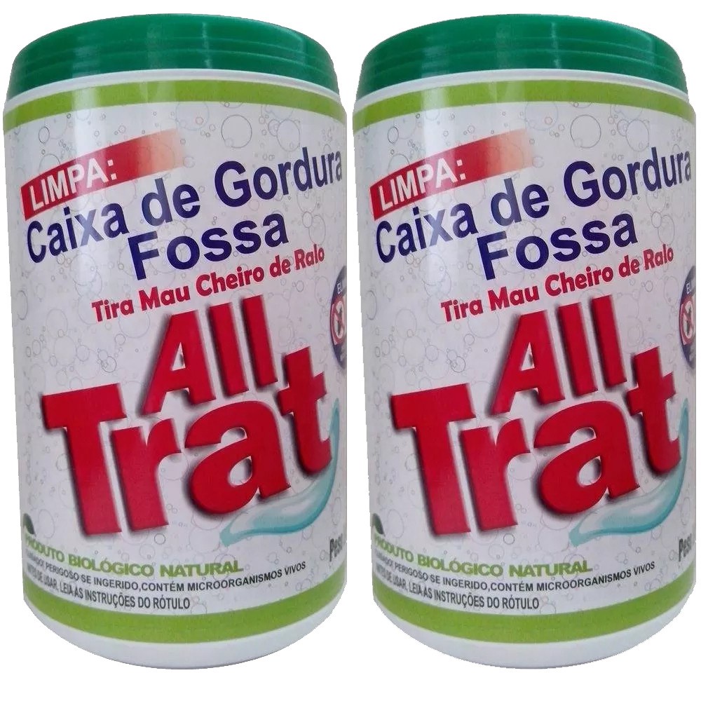 Alltrat Enzimas Limpa Fossa E Caixa De Gordura E CHEIRO DE RALO ALL TRAT 1 KG