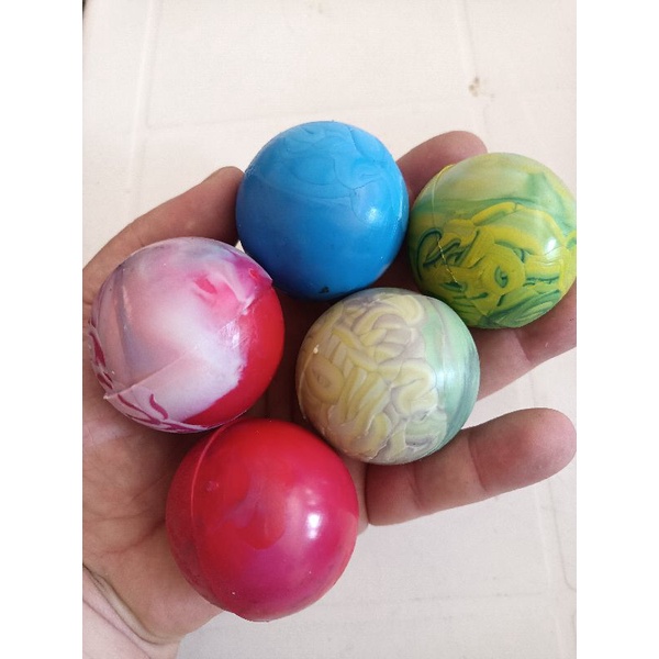 Bolinha pula pula grande 45mm  kit 15/25/30 unidades coloridas