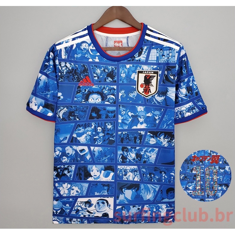 Camisa De Time Japão Japonês 2021 Naruto Anime De Futebol