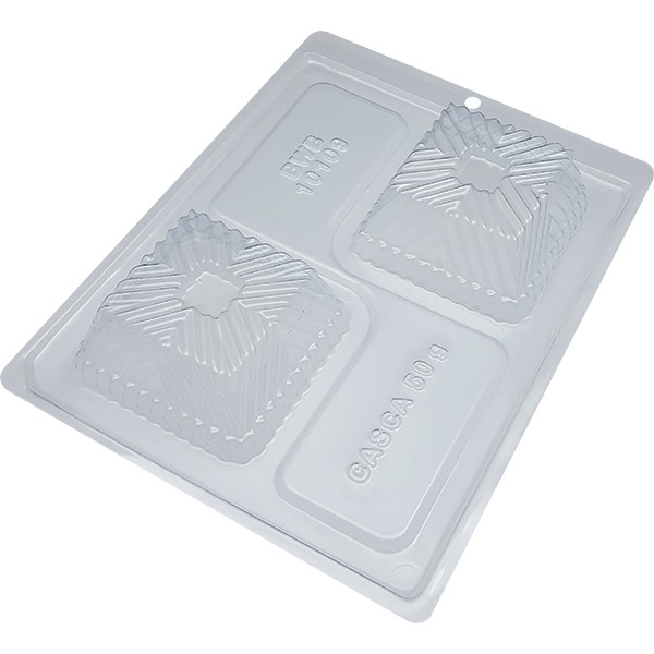 1~5 Forma BWB Com Silicone (3 partes) Para Chocolate Cód. 10109 - Bolo Bombom Detalhado 200g. (CHOCO) em Oferta na Shopee