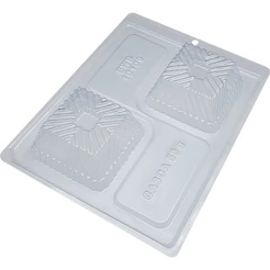 1~5 Forma BWB Com Silicone (3 partes) Para Chocolate Cód. 10109 - Bolo Bombom Detalhado 200g. (CHOCO)
