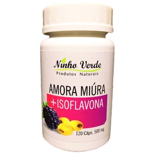 Amora Miúra + Isoflavona 500mg 120 Cápsulas - Ninho Verde
