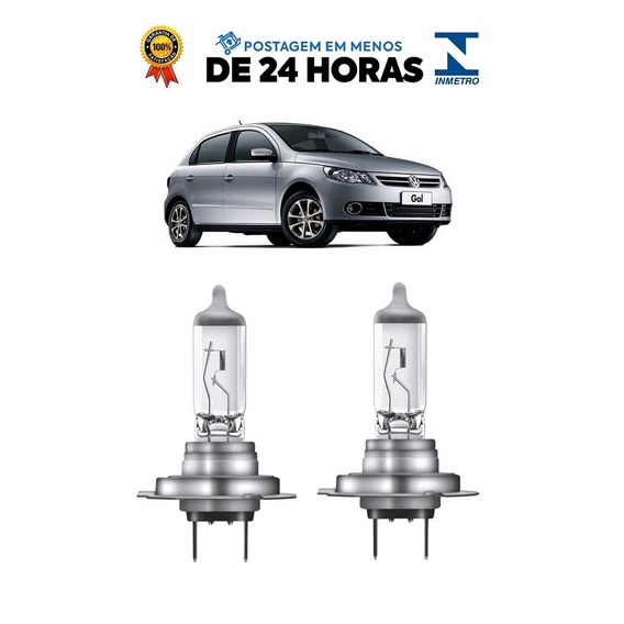 Par Lampada Farol Baixo Gol Voyage Saveiro G H Escorrega O Pre O