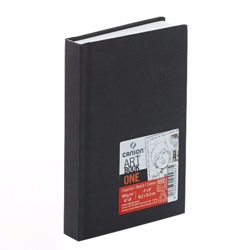 Caderno De Desenho Canson Art Book One 100g A6 100 Páginas