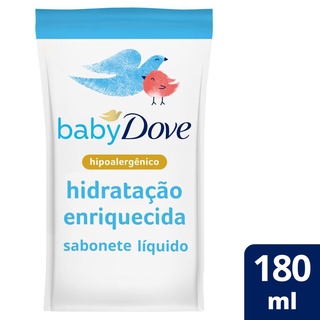 Refil Sabonete Líquido Baby Dove Hidratação Enriquecida 180 ml