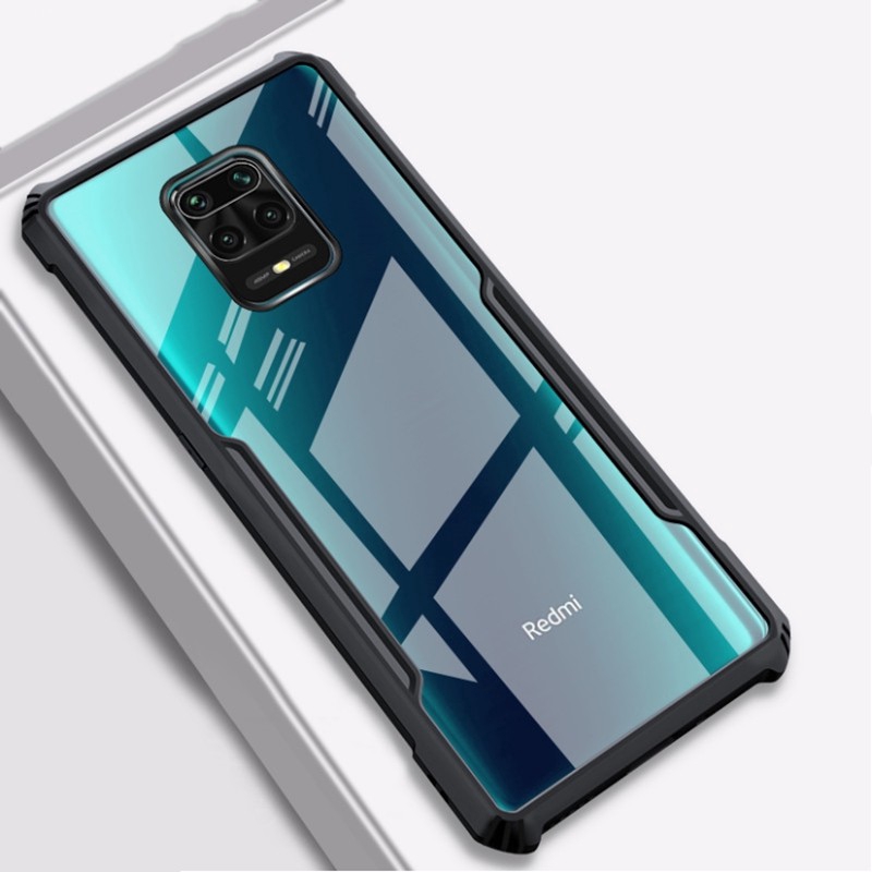 Clear com Amortecedor com Airbag para Xiaomi Redmi Note 9s