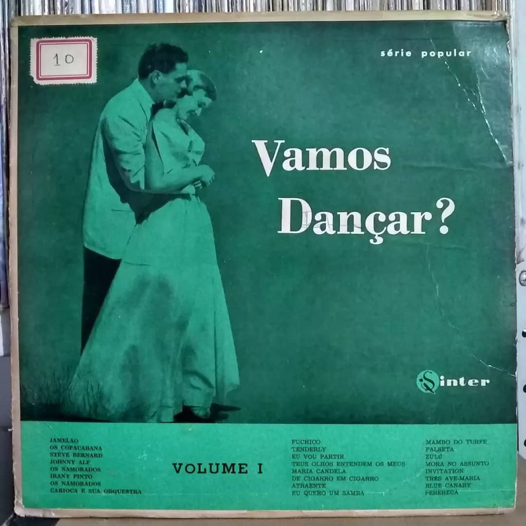 LP Vamos Dançar 1956 João Donato Os Copacabana Johnny Alf Jamelão