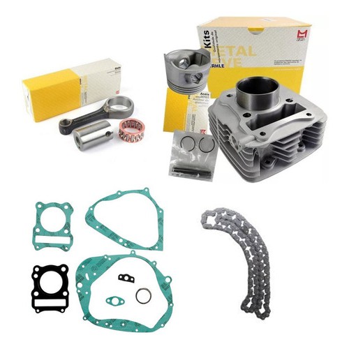 Kit Motor Suzuki Yes 125 Com Biela Juntas Corrente Comando em Oferta na Shopee