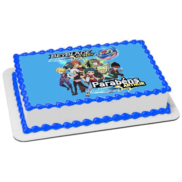 Papel de arroz para bolo - Tema Bakugan SEM NOME