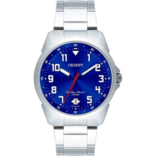 Relogio Orient Masculino Prata Fundo Azul Mbss1154a D2sx em Oferta na Shopee