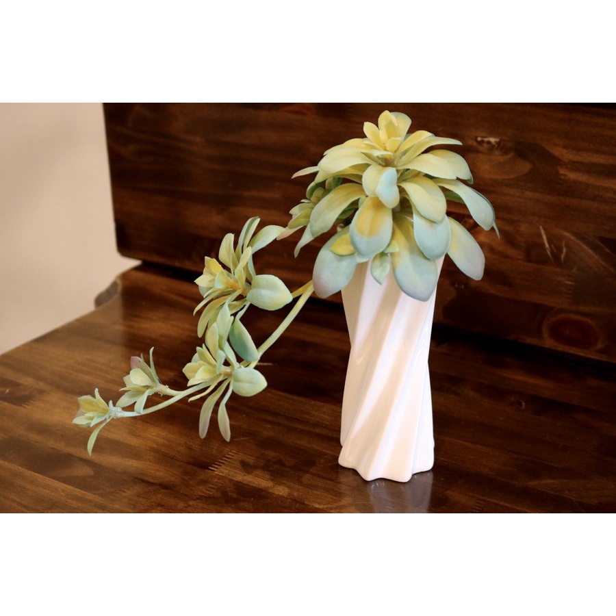 Suculenta Artificial Echeveria Pendente Colorida Unidade - Somente a Suculenta