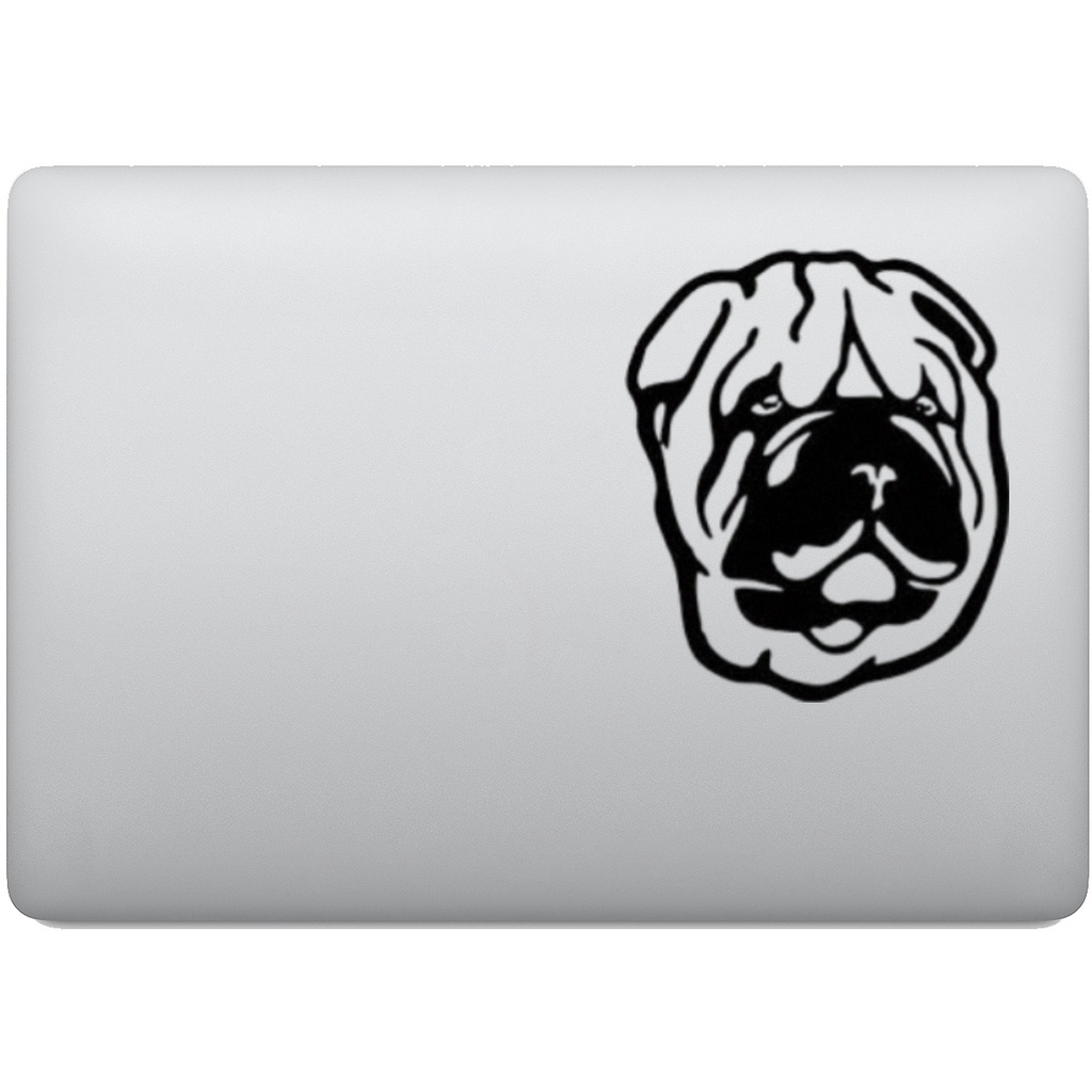 Adesivo de Notebook Cachorro Raça Shar-pei Filhote