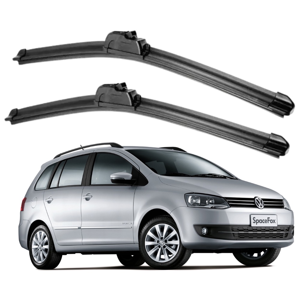 Par Palheta Limpador Parabrisa Spacefox 2006 2007 2008 2009 2010 A 2016 Modelo Gancho em Oferta na Shopee