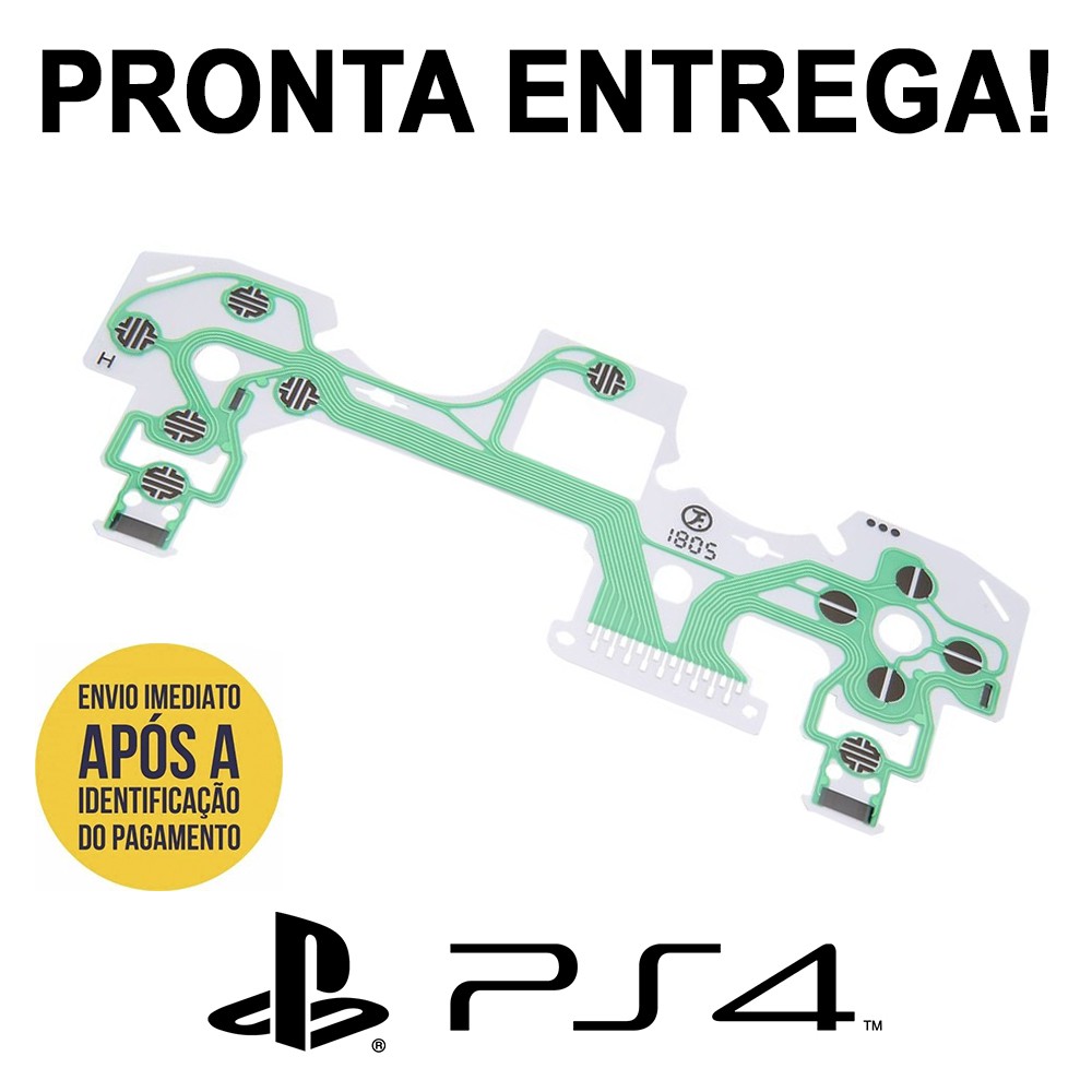 Película Condutiva Ps4 Controle Jds 050 Jdm 055 Pro Alps Nova! em Oferta na Shopee