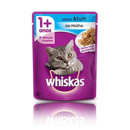 Whiskas Sachê Atum para Gatos Adultos-85g