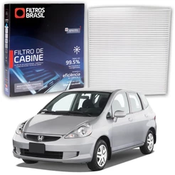 Filtro da Cabine Ar Condicionado para Honda Fit 1.5 16v Honda Fit LX L 1.4 2008