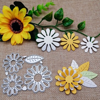 DIY 4 Unidades De Cortes De Crisântemo Para Fazer Cartões , Matrizes De Corte , Molde De Metal Scrapbooking , Estêncil D em Oferta na Shopee