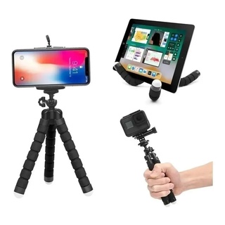Mini Suporte Tripe De Mesa Escalavel Para Celular Gira 360º barato promocao