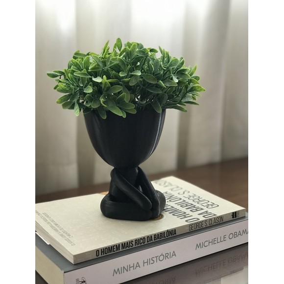 Vaso Decorativo Cachepot Decoração Sala Quarto Rack Escritório Para Plantas Artificiais Naturais Cactos Suculentas