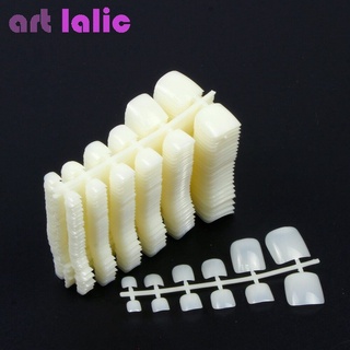 600Pcs Dicas De Unhas Em Acrílico Natural Falsas Capa Gel UV DIY