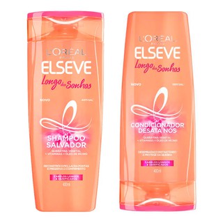 Kit Elseve Longo Dos Sonhos (Shampoo 400ml + Condicionador 400ml)